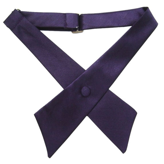 Toptie Criss-Cross Tie, Girls' School Uniform Cross Tie-Purple