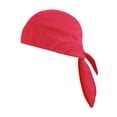 thumbnail image 1 of Toptie Do Rag Cooling Cycling Skull Cap Headwrap Helmet Liner Pirate Beanie Hat-Red, 1 of 8