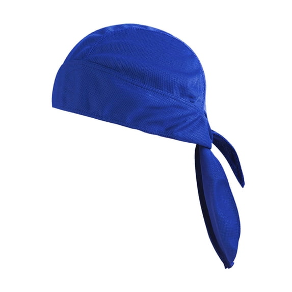 Toptie Do Rag Cooling Cycling Skull Cap Headwrap Helmet Liner Pirate Beanie Hat-Royal Blue