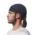 thumbnail image 1 of Toptie Do Rag Cycling Pirate Hat Cooling Helmet Liner Skull Cap Headwear-Dark Grey, 1 of 8
