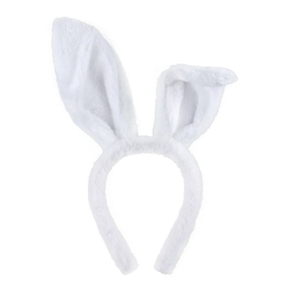 Toptie Easter Bunny Ears Headband for Adults & Kids, Christmas Plush Rabbit Hair Hoop, Party Favors Cosplay Costume