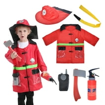 Toptie Fireman Everyday Fancy-Dress Costume for Child, Little Boys S