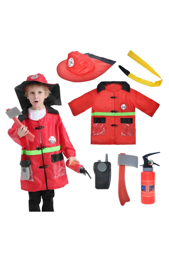 Fireman Everyday Fancy-Dress Costume for Child, Little Boys S
