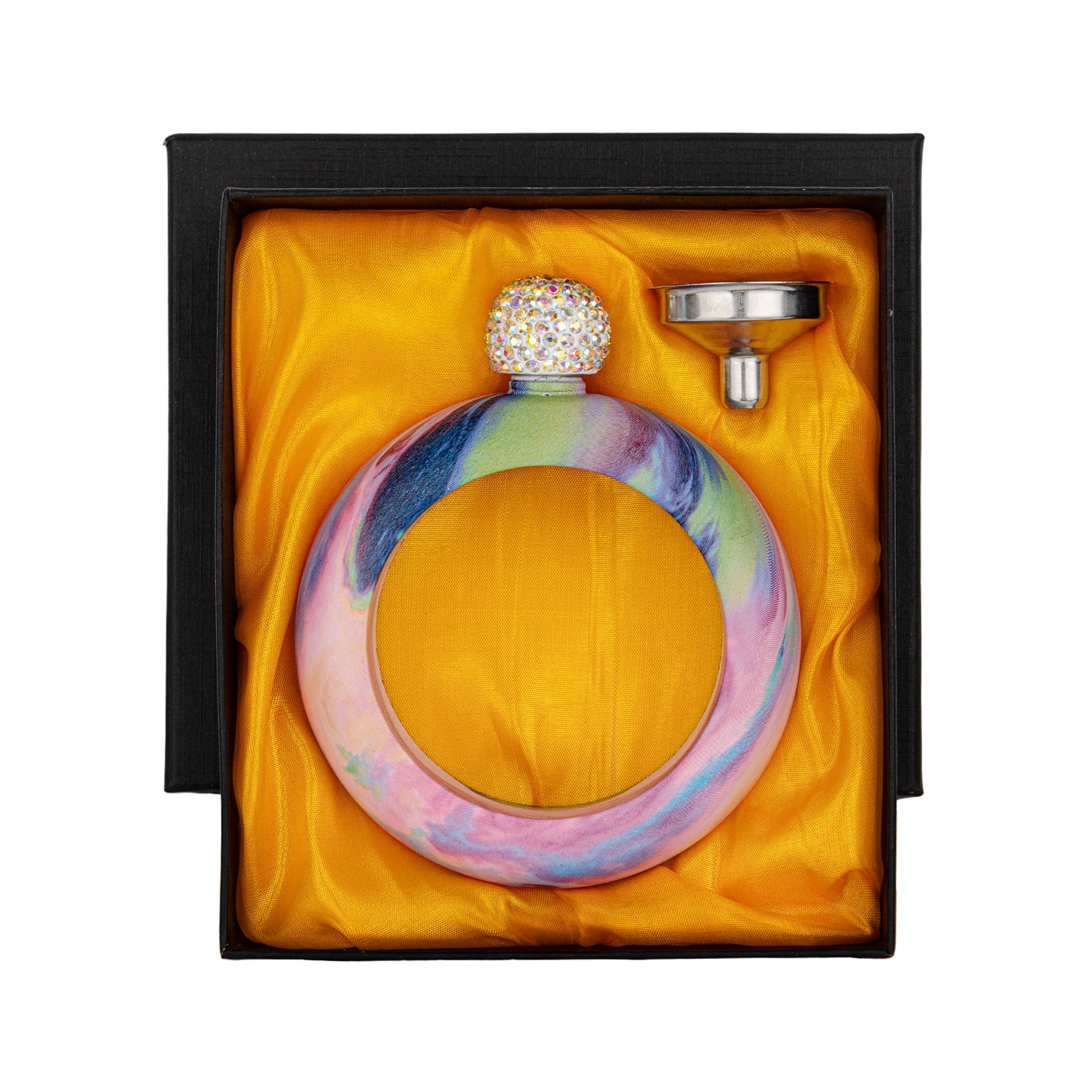Toptie Flask Bracelet for Liquor for Women, Galaxy 3.5 OZ Alcohol ...