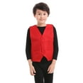 thumbnail image 1 of Toptie Kid Vest Volunteer Activity Waistcoat Party Costume Vests - RED, 1 of 8