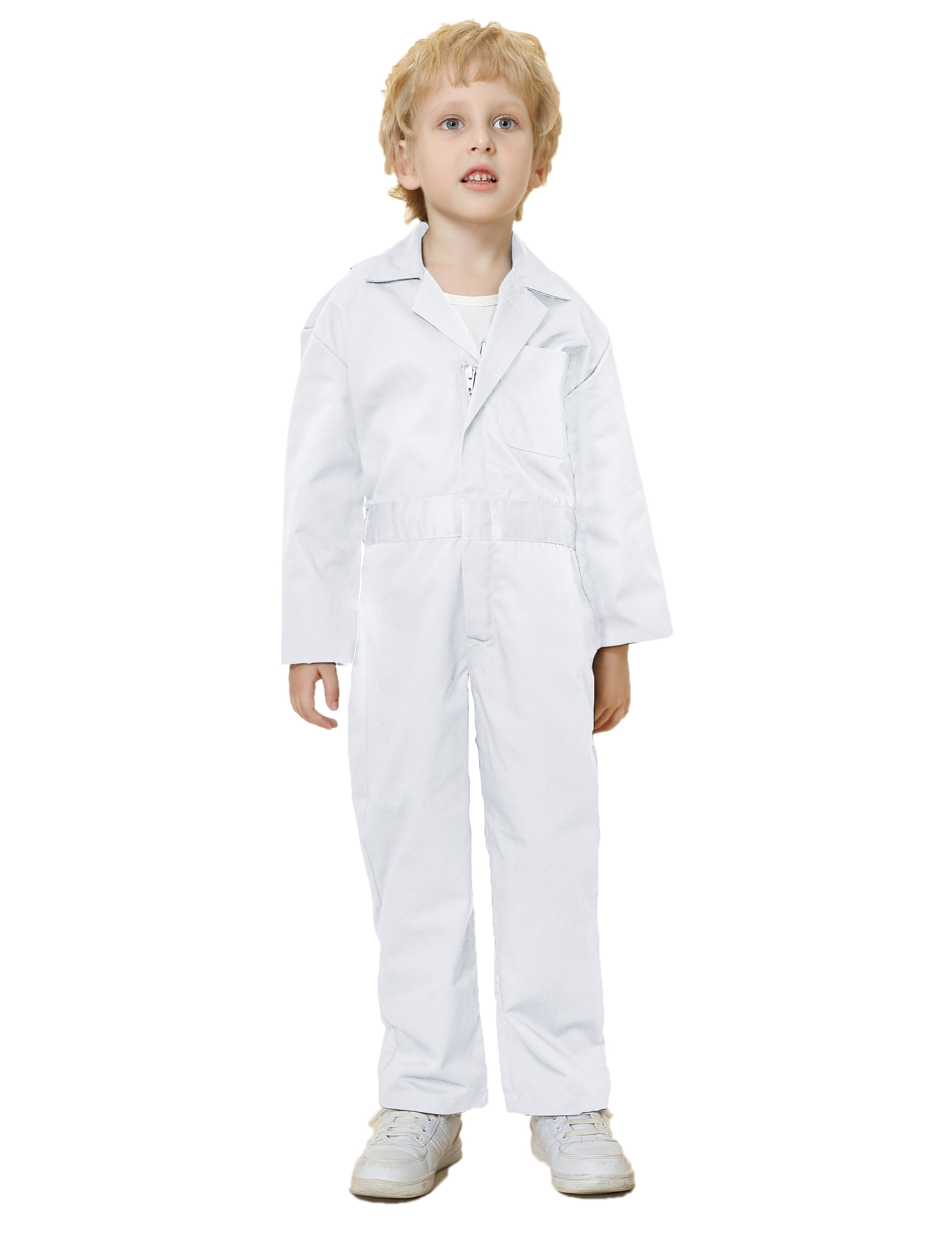 white mechanic jumpsuit