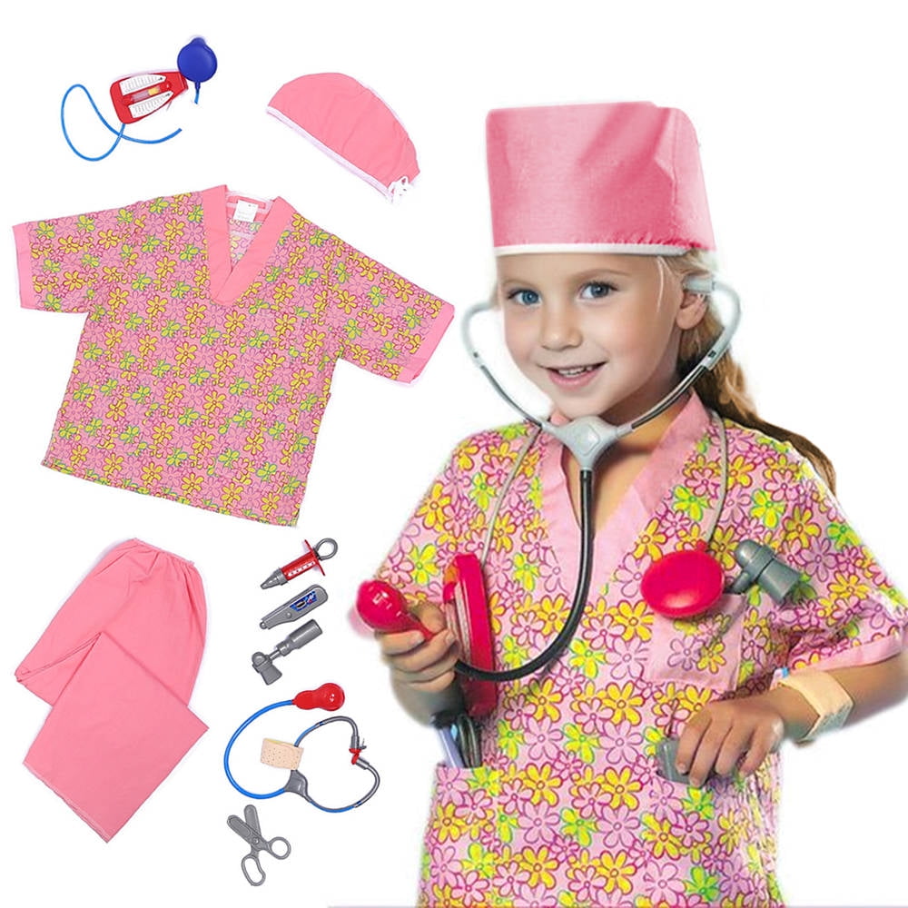 Toptie Kid's Nurse Role Play Set,Christmas Dress Up Costumes Set