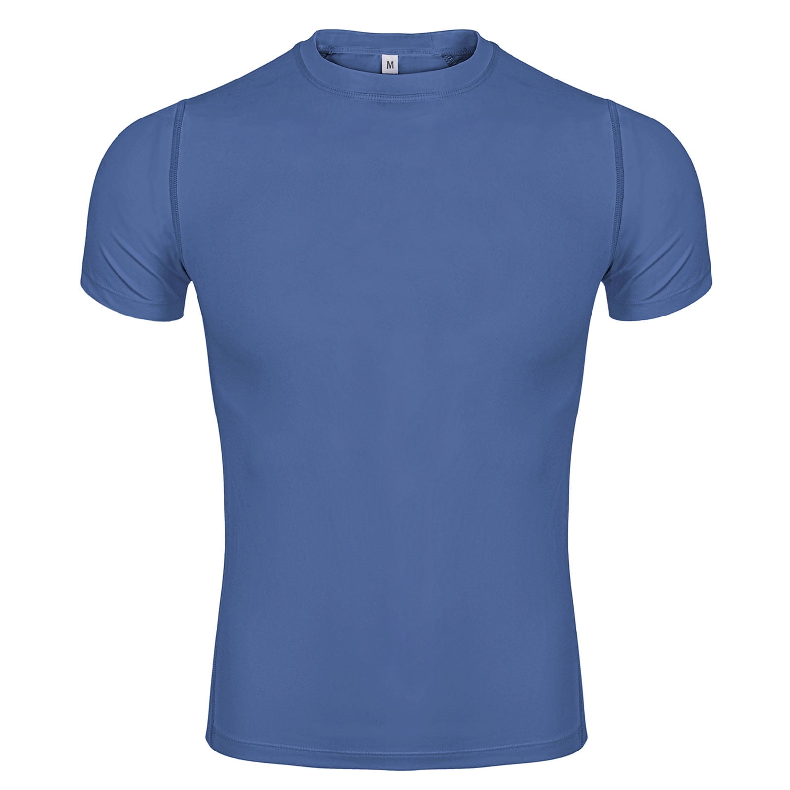 Toptie Men's Compression Base Layer, Short Sleeve Sports Top, Athletic ...
