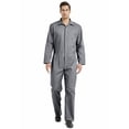 thumbnail image 1 of TOPTIE Men's Long Sleeve Coverall, Action Back Coverall Relaxed Fit, Work Wear Suit, Gray Coverall, 1 of 9