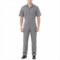 thumbnail image 1 of Toptie Men's Short Sleeve Coverall Gray Coverall, Workwear Coverall Regular Size, 1 of 5