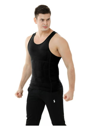 COSKIRA Men's Slimming Vest Warm Instant Weight Loss Belly Fat Love Handles  Remover Body Shaper Firms Abdomen Back Support Compression Fit