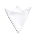 thumbnail image 1 of Toptie Men's Solid Color Pocket Square Handkerchief Towel-White, 1 of 8