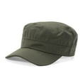thumbnail image 1 of Toptie Polyester Cotton Twill Corps Hat Adjustable Army Cadet Cap Military Hat-Army Green, 1 of 7