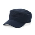 thumbnail image 1 of Toptie Polyester Cotton Twill Corps Hat Adjustable Army Cadet Cap Military Hat-Navy Blue, 1 of 7