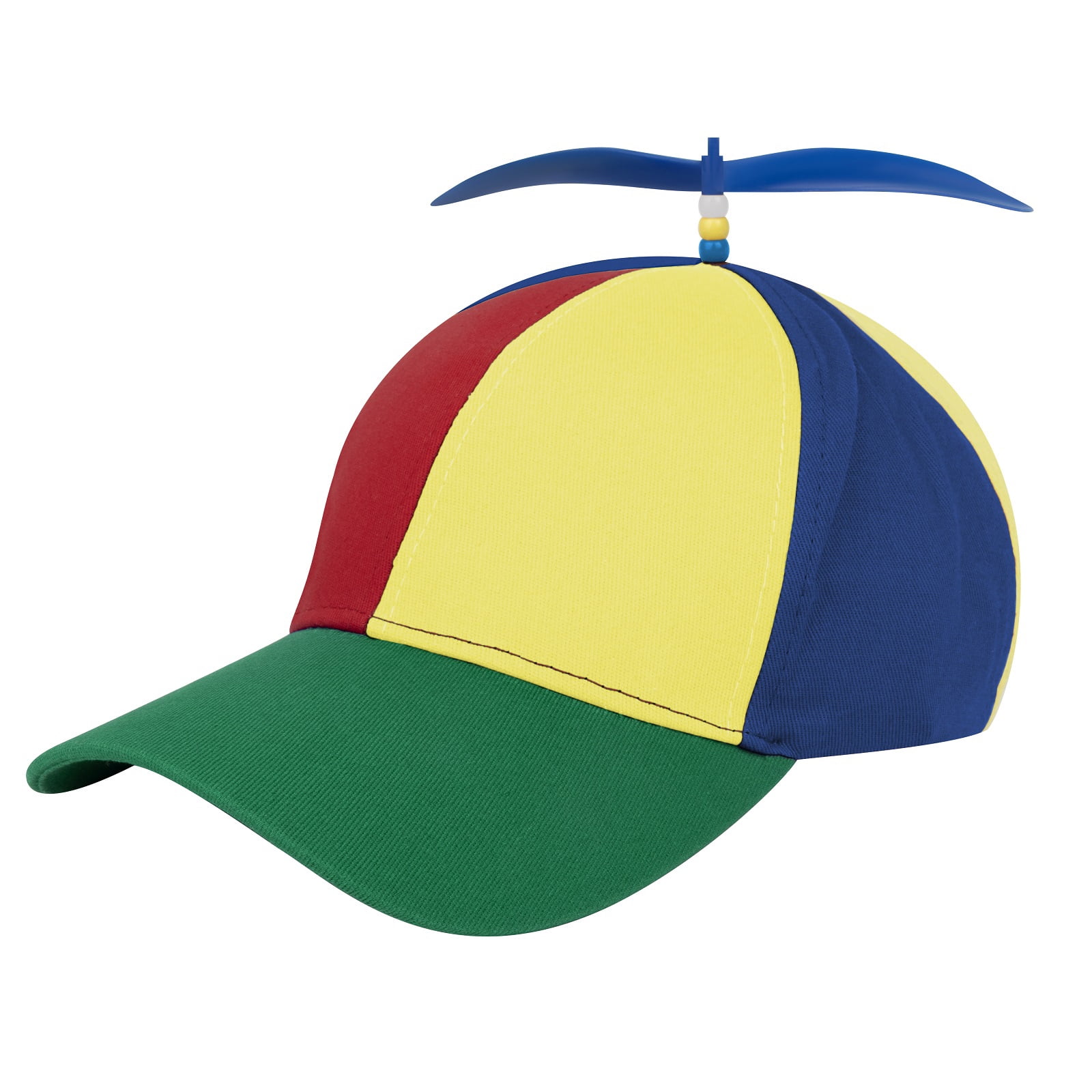 Toptie Propeller Cap Adult Unisex Baseball Cap Colorful Outdoor Hat Toy  Detachable-Green-Adult 