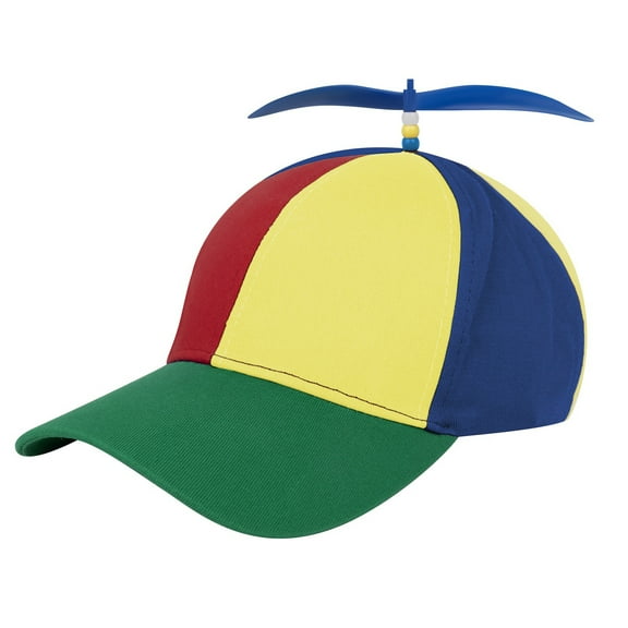 Toptie Propeller Cap Adult Unisex Baseball Cap Colorful Outdoor Hat Toy Detachable-Green-Adult