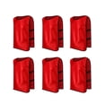 thumbnail image 1 of Toptie Scrimmage Training Vests Soccer Bibs Set of 6-Red-XL, 1 of 8