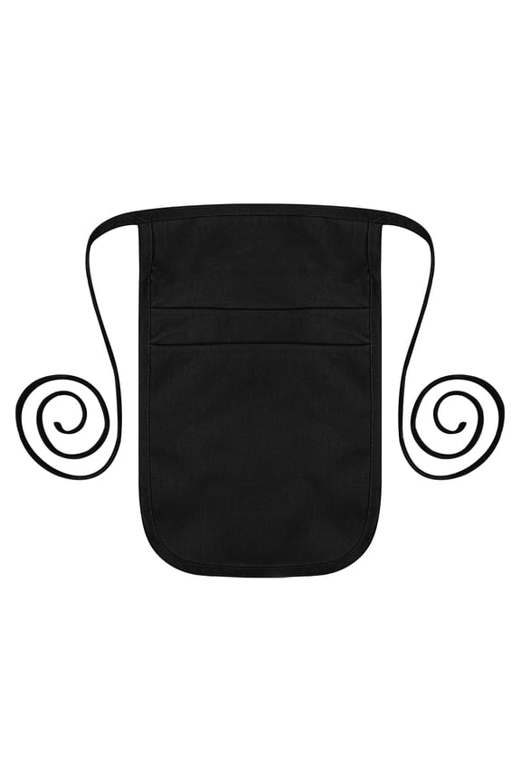 Server Money Pouch Wallet Fanny Pack Waist Apron Bag with Extra Long Ties for Men & Women-Black