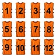thumbnail image 1 of Toptie Sets of 12 Numbered Training Vest (#1-12), Soccer Pinnies, 1 of 6