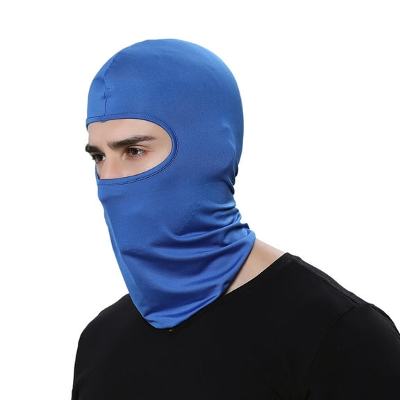 Toptie Ski Mask Summer Balaclava Full Face Covering Bandana Protection-Royal Blue