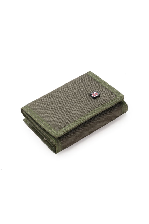 Trifold Wallet for Men, Casual Billfold Purse with 7 Credit Card Slots Extra Capacity-Army Green