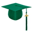 thumbnail image 1 of Toptie Unisex Kid Graduation Cap With Tassel 2024-Green, 1 of 3