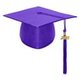 thumbnail image 1 of Toptie Unisex Kid Graduation Cap With Tassel 2024-Purple, 1 of 3