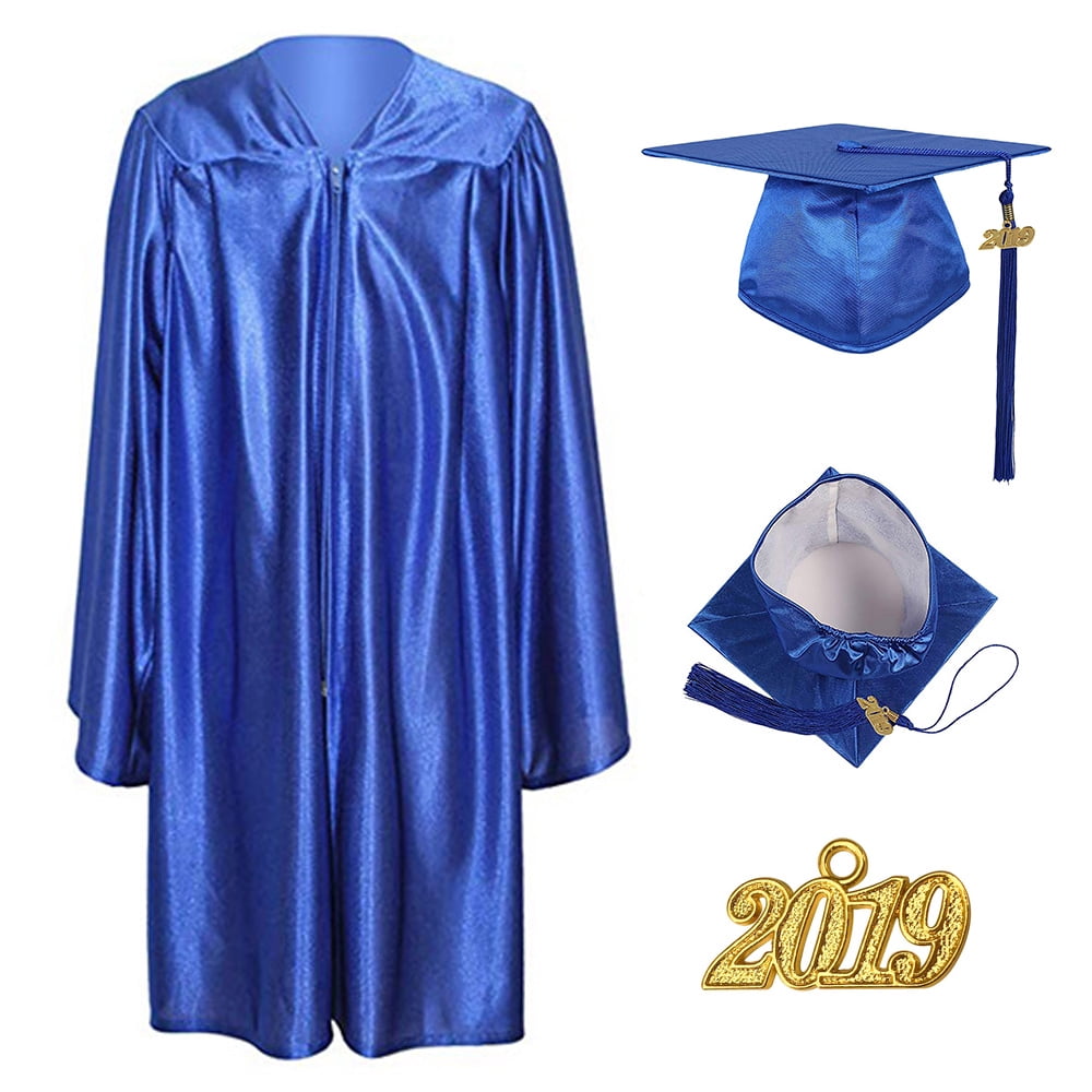 Kindergarten Graduation Cap, Gown & Tassel Set: Shiny Finish