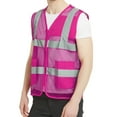 thumbnail image 1 of Toptie Unisex US Big Mesh Volunteer Vest Zipper Front Safety Vest with Reflective Strips and Pockets, 1 of 7