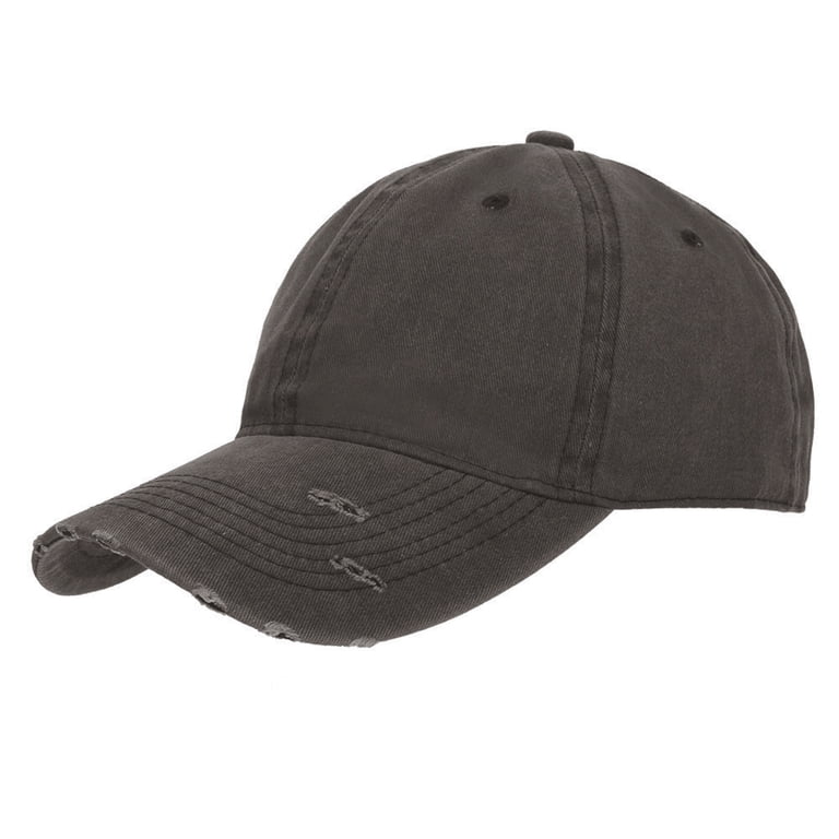 Toptie Vintage Washed Cotton Distressed Baseball Cap Dad Hat  display picture 1