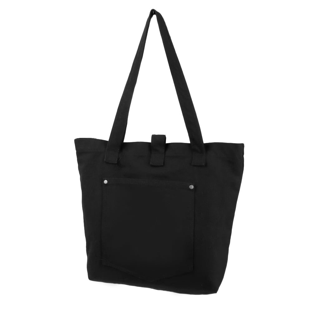 Toptie Women Tote Bag with Pocket, Soft Canvas Handbag 141/8 x 133/9 Inches