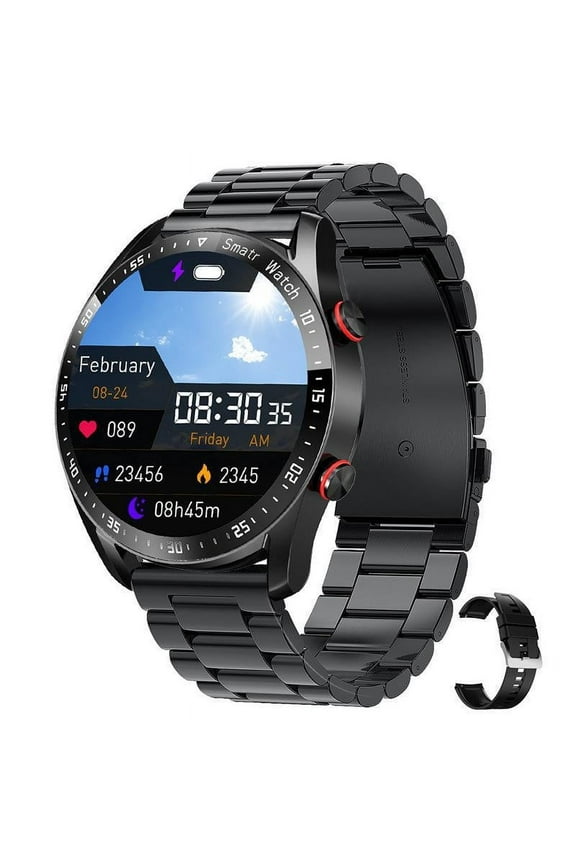 Bluetooth Call Smartwatch Stainless Steel Strap Watch A