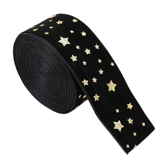 Topukaiba Christmas Ribbon Christmas Decorative Ribbon Christmas Red Ribbon Bow Ambiance Supplies Gifts Ribbon Christmas Tree Ribbon Black Free Size