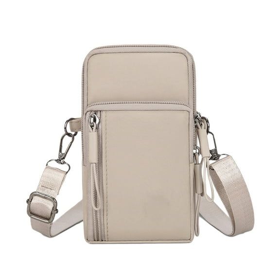 Topukaiba Multifunctional Uncomplicated Mobile Phone Bag Wrist Bag Messenger Backpack Khaki Free Size
