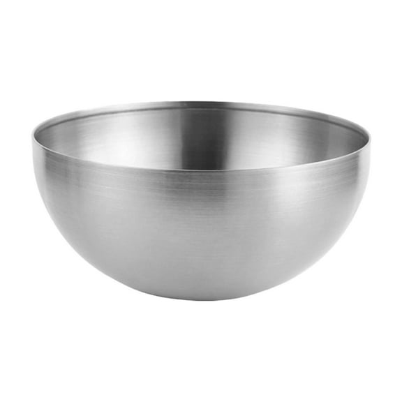 Topukaiba Stainless Steel Mixing Bowl Metal Bowl For Mixing Large Stainless Steel Bowl For Salad Silver M