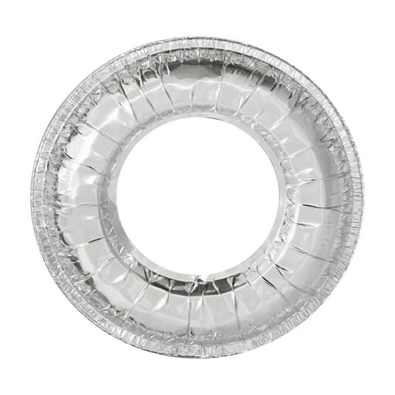 Topukaiba Stove Covers For Gas Burners Foil Liners To Catch Oil Grease And Food Spills Silver B