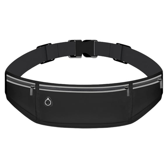 Topukaiba Women'S Running Waist Pack Breathable Gym Waist Bag Workout Waist Pack Exercise Waist Pack Black Free Size
