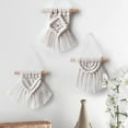 thumbnail image 1 of HOTWINTER 3pcs Cotton Mini Tapestry Wall Décor Hanging,Handmade Woven Boho Home Décor for Bedroom,Apartment, 1 of 6