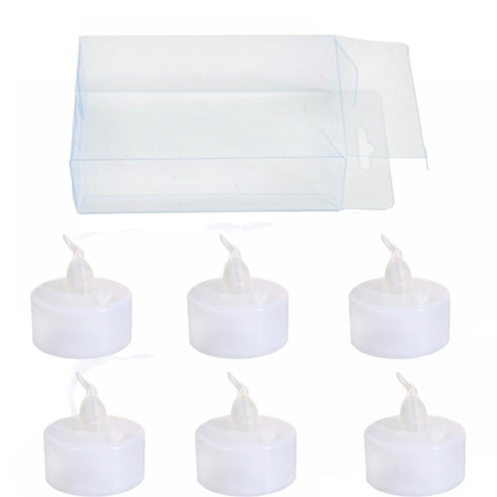 Topumt 6pcs Color Changing LED Tea Lights Bulk,Flameless Tealight Candles w/Colorful Lights