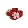 thumbnail image 1 of Topumt Baby Girl Autumn Flower Sneakers Anti-Slip Casual Walking Shoes, 1 of 6