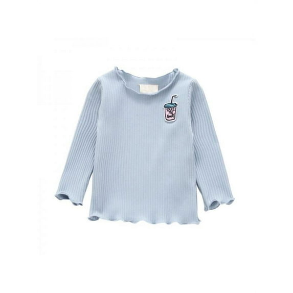 Topumt Baby Girl Thickening T-shirt Clothing Children Long Sleeve T-Shirts Tees Tops