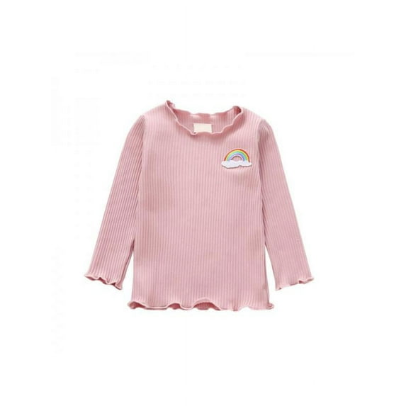 Topumt Baby Girl Thickening T-shirt Clothing Children Long Sleeve T-Shirts Tees Tops