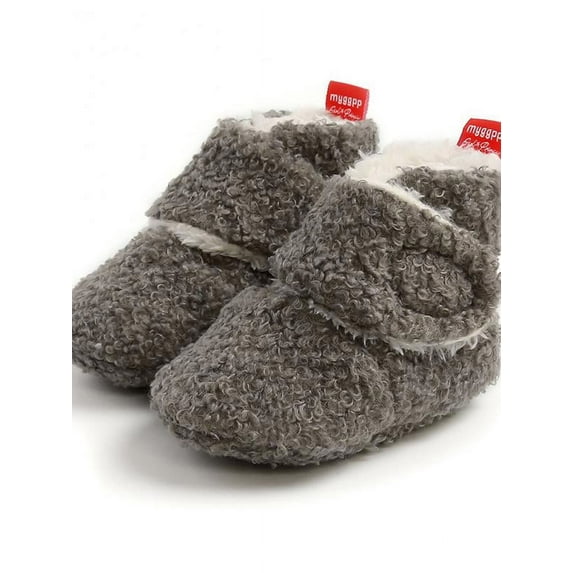 Topumt Fleece Baby Booties,Unisex for Newborns and Infants