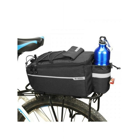 Topumt Bicycle Rear Rack Storage Luggage Pouch Reflective MTB Bike Pannier