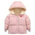 thumbnail image 1 of Topumt Boys Girls Hooded Down Jacket Winter Warm Fleece Coat Windproof Zipper Puffer Outerwear 1T-6T, 1 of 8