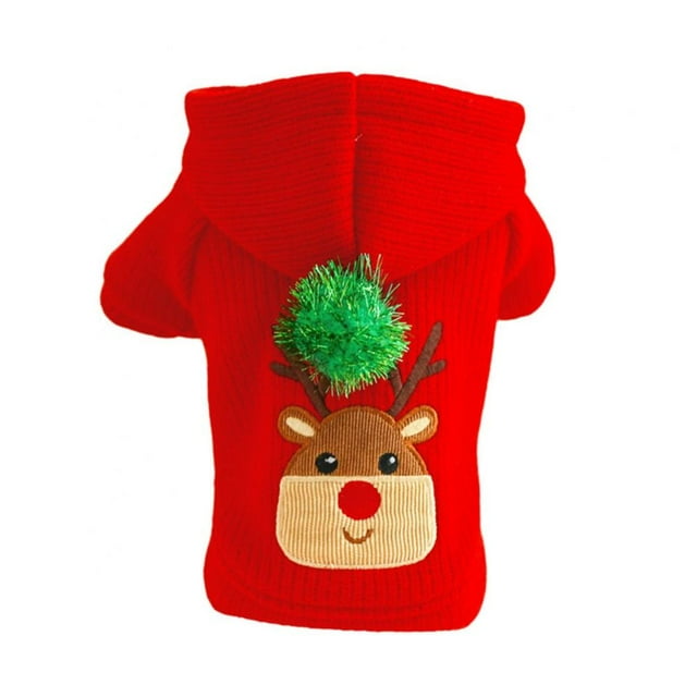 Topumt Christmas Dogs Reindeer Costume for Small Dog Christmas Girl Dog