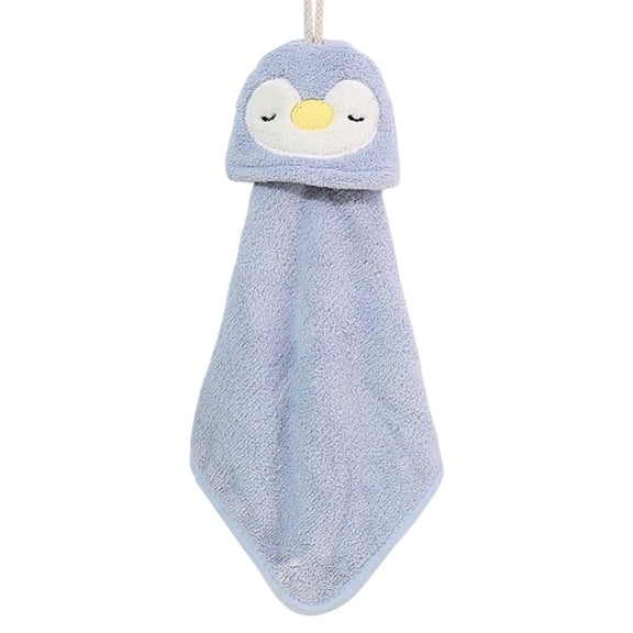 Topumt Cute Hand Towels, Ultra Thick Children Bathroom Hand Towels Cartoon Animals Microfiber Absorbent Hand Towels for Kitchen Bathroom