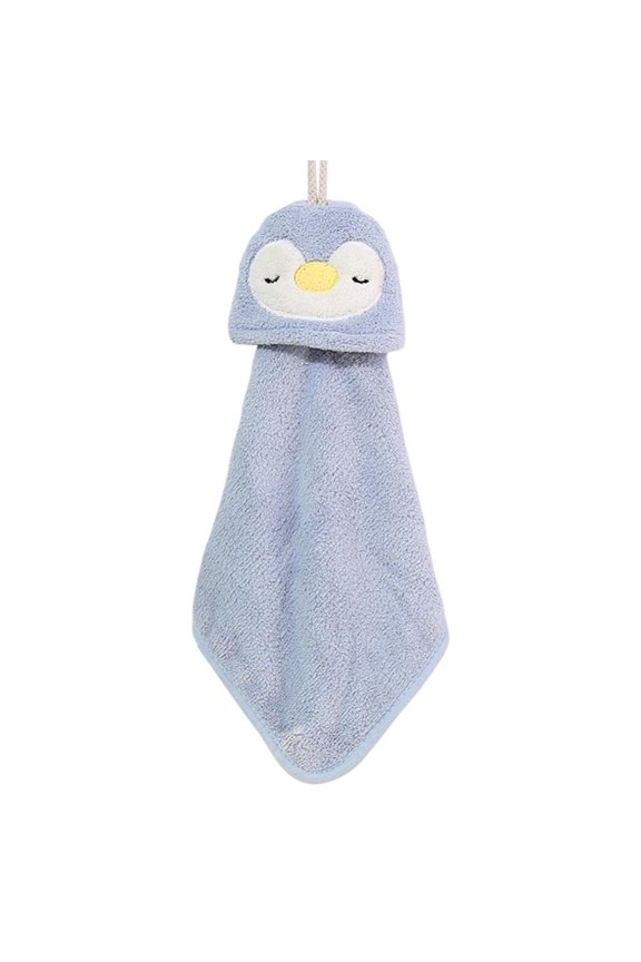 Cute Hand Towels, Ultra Thick Children Bathroom Hand Towels Cartoon Animals Microfiber Absorbent Hand Towels for Kitchen Bathroom
