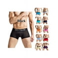 thumbnail image 1 of Topumt Gents Trunks Male Mens Ice Silk Boxer Briefs Pants Shorts Bulge Pouch Underwear, 1 of 4