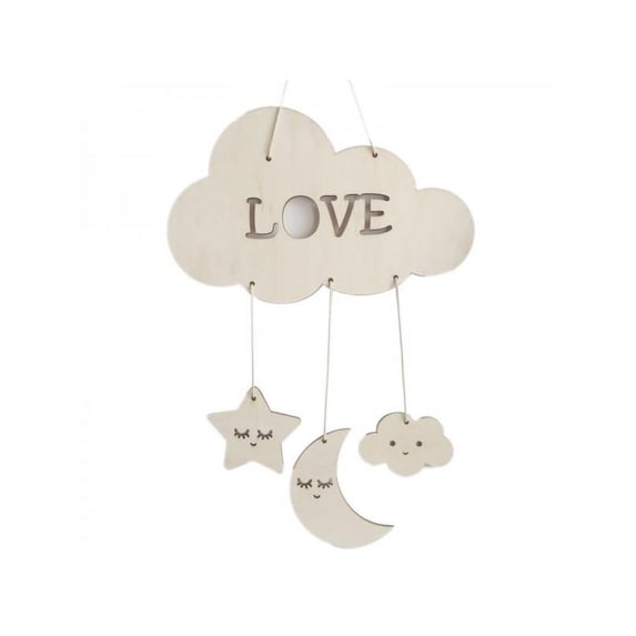 Topumt Ins Nordic Star String Hanging Ornament Baby Kid Room Hanging Decorative Wall Hanging Photography Props